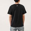 New MLB Set in Sleeve T Shirt Unisex Black 3ATSEC323-50BKS