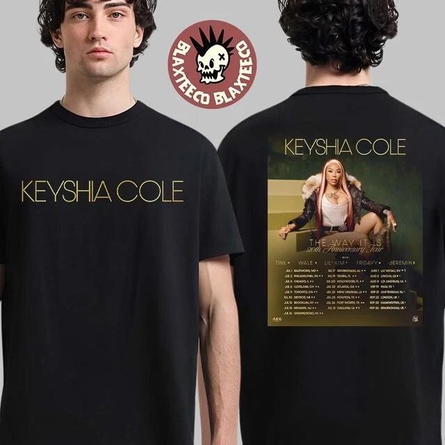 Keyshia Cole 2025 20th Anniv Tour  sIZE s-3XL Unisex T-Shirt XXXL