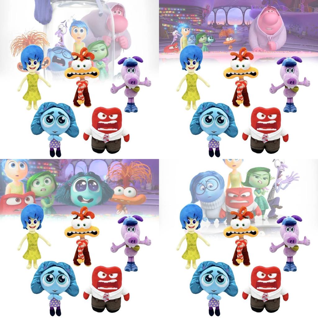 Inside Out 2 Plush Mind Agents Toy Doll Soft Stuffed Animal For Kids In Multiple Colors