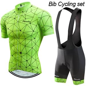 Pro Radsporttrikot Set Herren Radsport Set Outdoor Sport Fahrradkleidung Damen Atmungsaktiv Anti-UV MTB Fahrradkleidung Trage Anzug Set