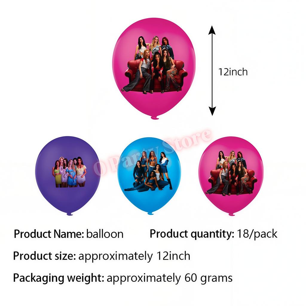 Kpop K&Katseye Birthday Party Decoration Plate Cup Banner Balloon for Girl Party Favor Idol Fans Gift Baby Shower Event Supplies
