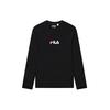 Simple Letter Logo Fashion Casual Sports Round Neck Long Sleeve T-Shirt Men T-Shirts Black F51M238248FBK