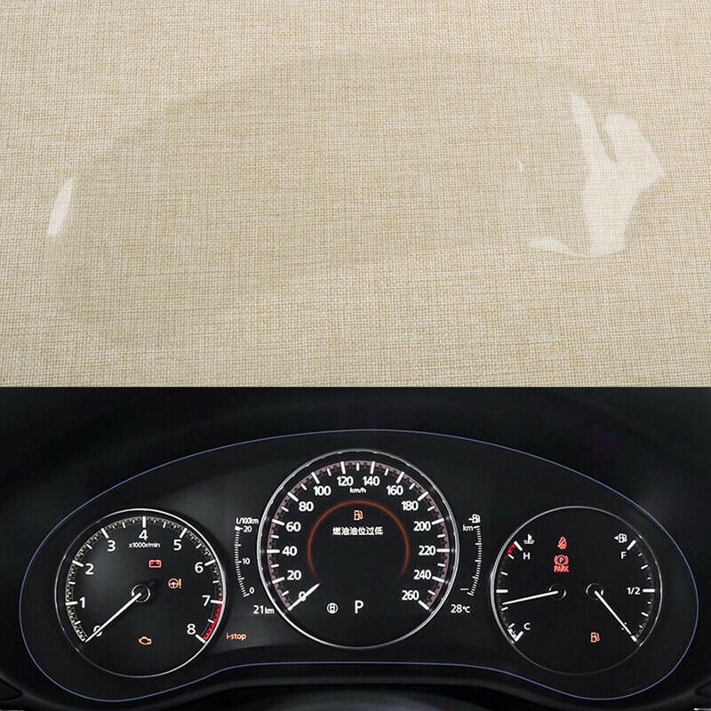 Clear TPU Car Interior Dashboard Screen Protection trument Panel Film Fit For Mazda 3 Axela -