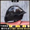 Full Face Motorcycle Helmet With External Bluetooth Module Men Women Large Rear Wing Sport Style DOT Approved