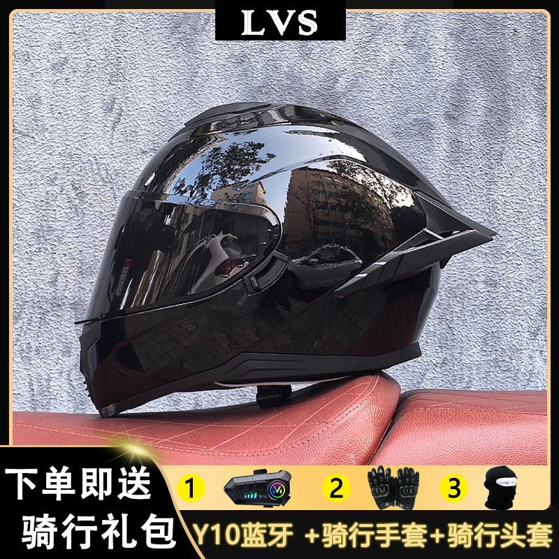 Full Face Motorcycle Helmet With External Bluetooth Module Men Women Large Rear Wing Sport Style DOT Approved