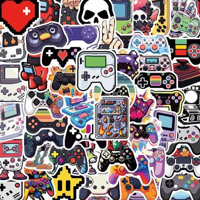 57 Retro Video Game Graffiti Stickers for Laptops & Phones