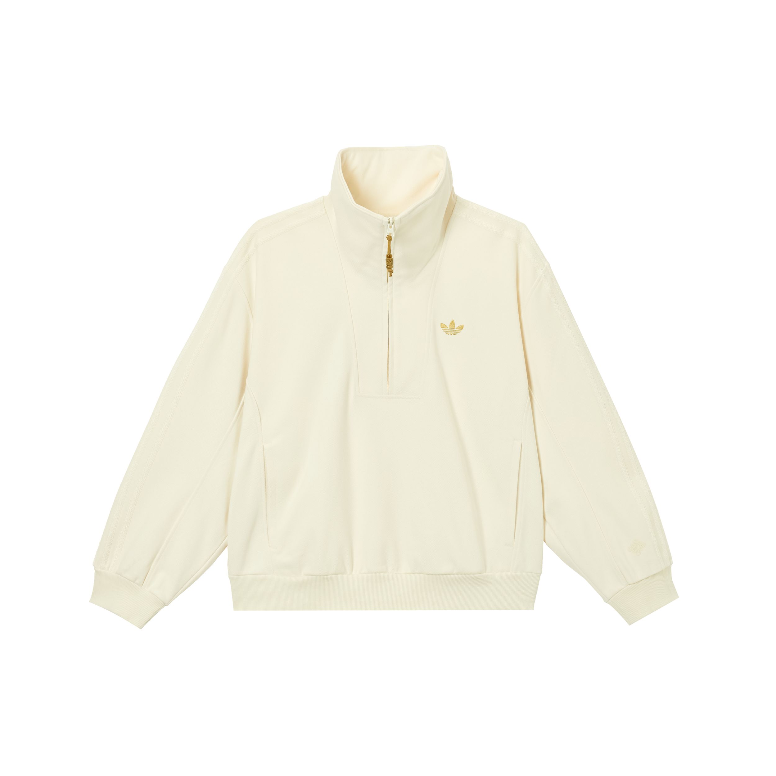 Adidas Women's Originals Fw25 Half-Zip Sweatshirt Year Of The Horse Limited Cny New Year Loose Sports Pullover Sweatshirt Kt0725 Cm