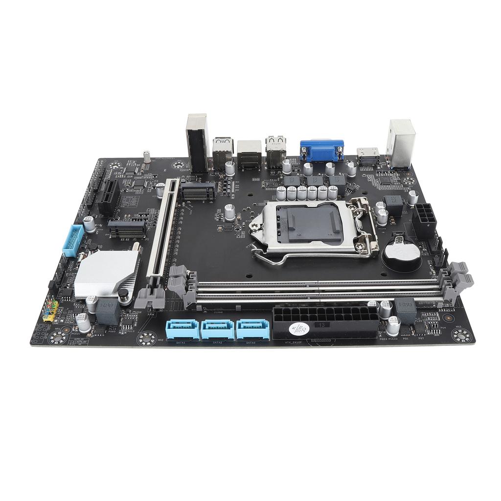 LGA 1151 Motherboard M ATX Dual Channel DDR4 SATA 3.0 Gigabit Network HD VGA Output Desktop Motherboard for Computer