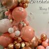 Retro Pink Balloons Garland Arch Kit New Year 2025 Decor Globos Kids Birthday Party Baby Shower Gender Reveal Decoration Balloon
