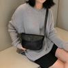 Leather women's bag fanny pack new trendy fashion versatile shoulder messenger bag first layer cowhide breast bag