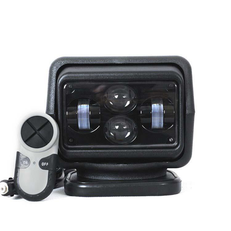 LED Marine Searchlight,60W 12V24V Remote Control Spotlight,360 Degree Rotating Work Light,for Boat Truck SUV 4x4 Off-Road,7 Inch