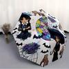 1pc Wednesday Automatic Umbrella 8-Bone Design Compact Gear for Outdoor Travel, Perfect Helloween Chrismas Gift for Friends or Family Y250829146