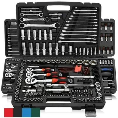 46/53/150 Stück/Set Autoreparaturwerkzeug Ratschenschlüssel Schraubenschlüsselsatz Klinken-Steckschlüssel Schraubendreher Professionelles Metallbearbeitungswerkzeugset