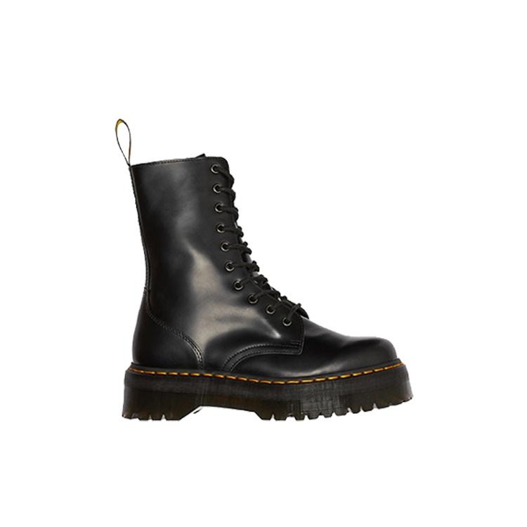 (WMNS) Dr. Martens Jadon High Smooth Leather Platform Boot 'Black' Women's 25565001
