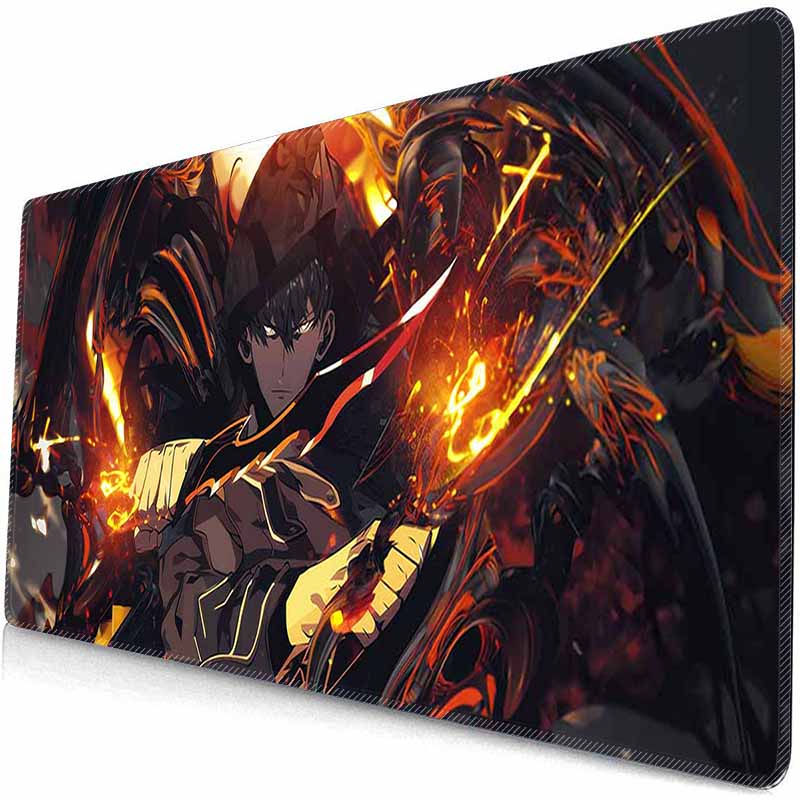 

Игровой большой коврик для мыши S_Solo Levelings Резиновый коврик для мыши Аниме Игровой коврик для мыши Игровой HD-печать Подставка для клавиатуры Нескользящий коврик для стола 300x600x2mm