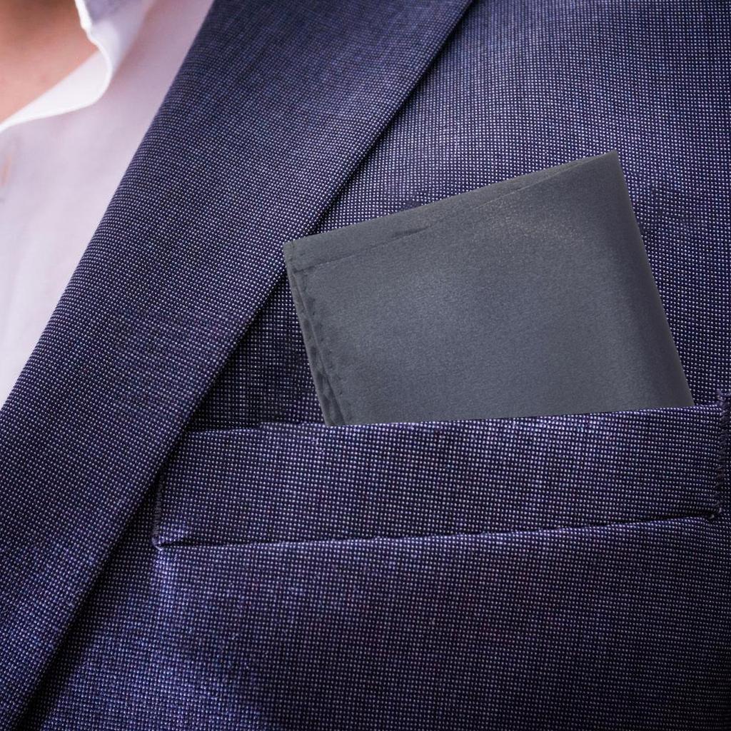 2PCS Men's Pocket Square Classical Rayon Handkerchief For Business Meeting Formal Occasion Solid Color Banquet Kerchief