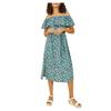 Yumi Womens/Ladies Ditsy Floral Off Shoulder Midi Dress
