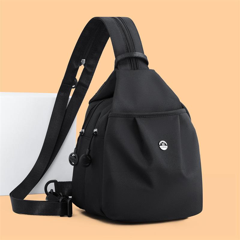 Dvojitá taška přes rameno - Jednoduchá, bezpečná, módní crossbody taška na cestování, design s jedním ramenním popruhem