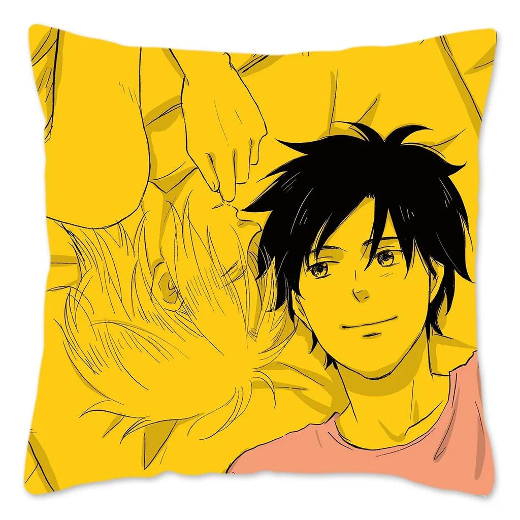 BANANA FISH Anime Cushion Cover for Sofa Throw Pillow Cover Home Decoration Polyester Pillow Case Japan Manga Housse De Coussin