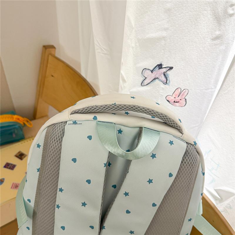 Star Backpack Middle School Students' Lightweight Schoolbag Women's Large Capacity Backpack