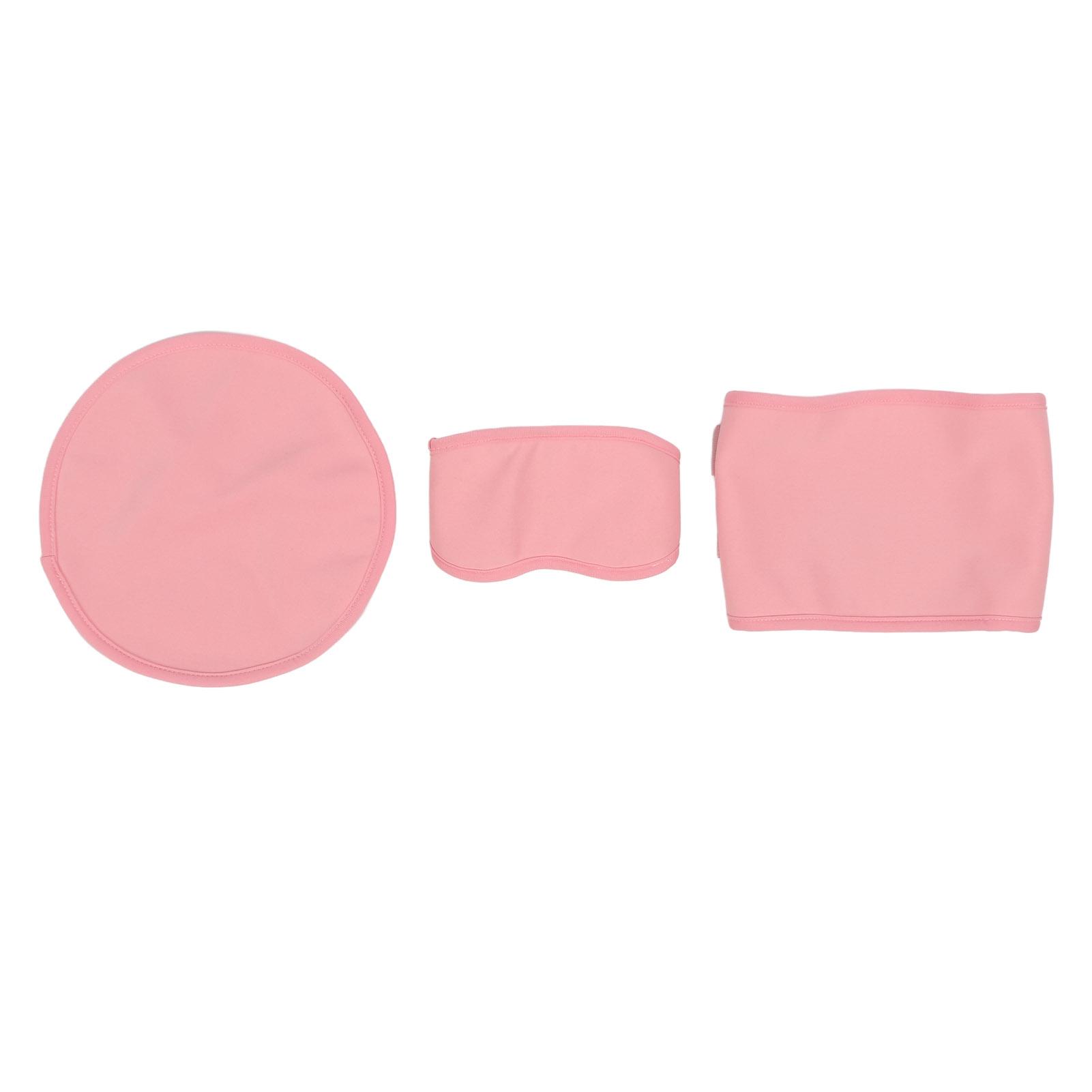 

Набор из 3 предметов с касторовым маслом для детоксикации печени, шеи, груди, многоразовый, моющийся, регулируемый, обертывание с касторовым маслом