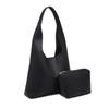 Leather Fleece Simple And Fashionable Shoulder Bucket Bag Commuter Summer Versatile Tote Bag Soft And Portable Student Armpit