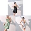 Ice Silk Sleeveless Nightdress Women Summer Breathable Sleepwear For Home Relaxation