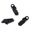 20pcs Bag Black Trap Clips Jaw Tent Snaps Camping Clamp Clips Tent Tighten For Outdoors