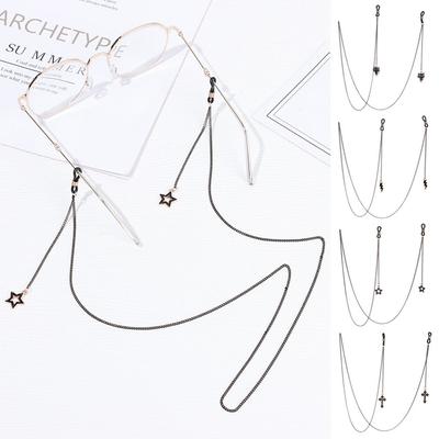 Non-slip Lanyard Eyewear Braid Glasses Chain Eyewear Glasses Retainer Strap Eyeglass Necklace