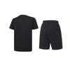 Li-Ning Round Neck Pullover Simple Comfortable Skin-Friendly Versatile Casual Sports Suit Unisex suit AHSUA49-2+AKST543-3