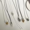 Adjustable Korean Pine Cone Pendant Necklace - High-End Niche Design for Women