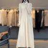 Autumn and Winter Sweater Skirt, Autumn Medium and Long High-end Zipper Waist Slim-fitting Bottom Knitted Dress Over the Knee
