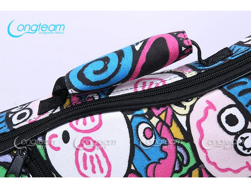 21" 23" 26" Ukulele Polstret Gigbag - Slitesterk Dobbel Skulder Ryggsekk