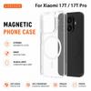 Magnetický kryt pro Xiaomi 17T / 17T Pro LeReach TOC Průhledný TPU + PC Pevný zadní kryt