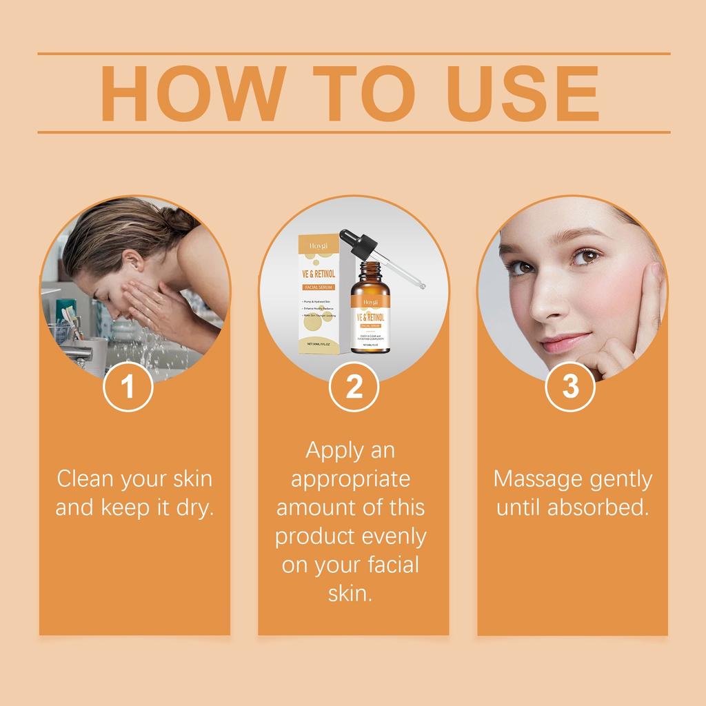 Retinol Serim , Used On The Face , Reduces Wrinkles , Fading And Signs Of Aging ,30ml