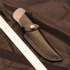 1pc Cow Leather Knife Sheath Scabbard Outdoor Straight Knife Holster Carrying Case Belt Loop Case Protective Cover Parts