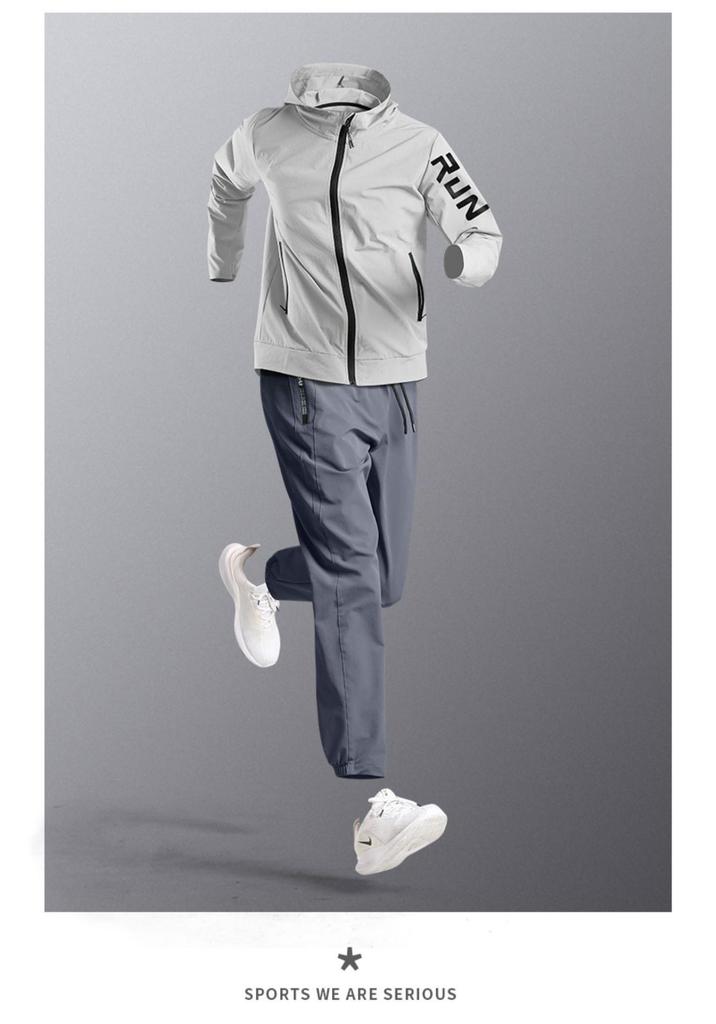 Men's Quick Dry Running & Cycling Jacket - Spring Fitness & Outdoor Sports Wear
