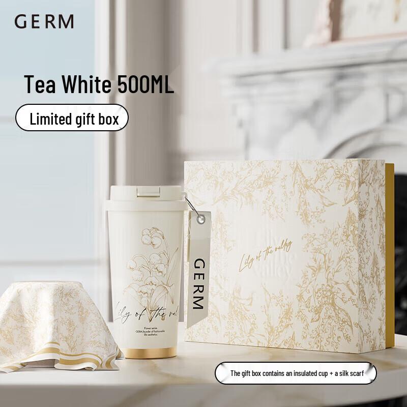 Germ Lily of the Valley Insulated Cup & Scarf Gift Set