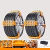 Snow Chains For Trucks 8-pieces Heavy-Duty Traction Winter Wheel Chains Fit 6.5-9.65-inch Tires For SUV Truck RV Pickup Minivan
