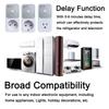 175-260V Voltage Protector 5-6 Minutes Relay Socket EU/FR/USA Plug Electrical Stabilizer Automatic Refrigerator Protecting