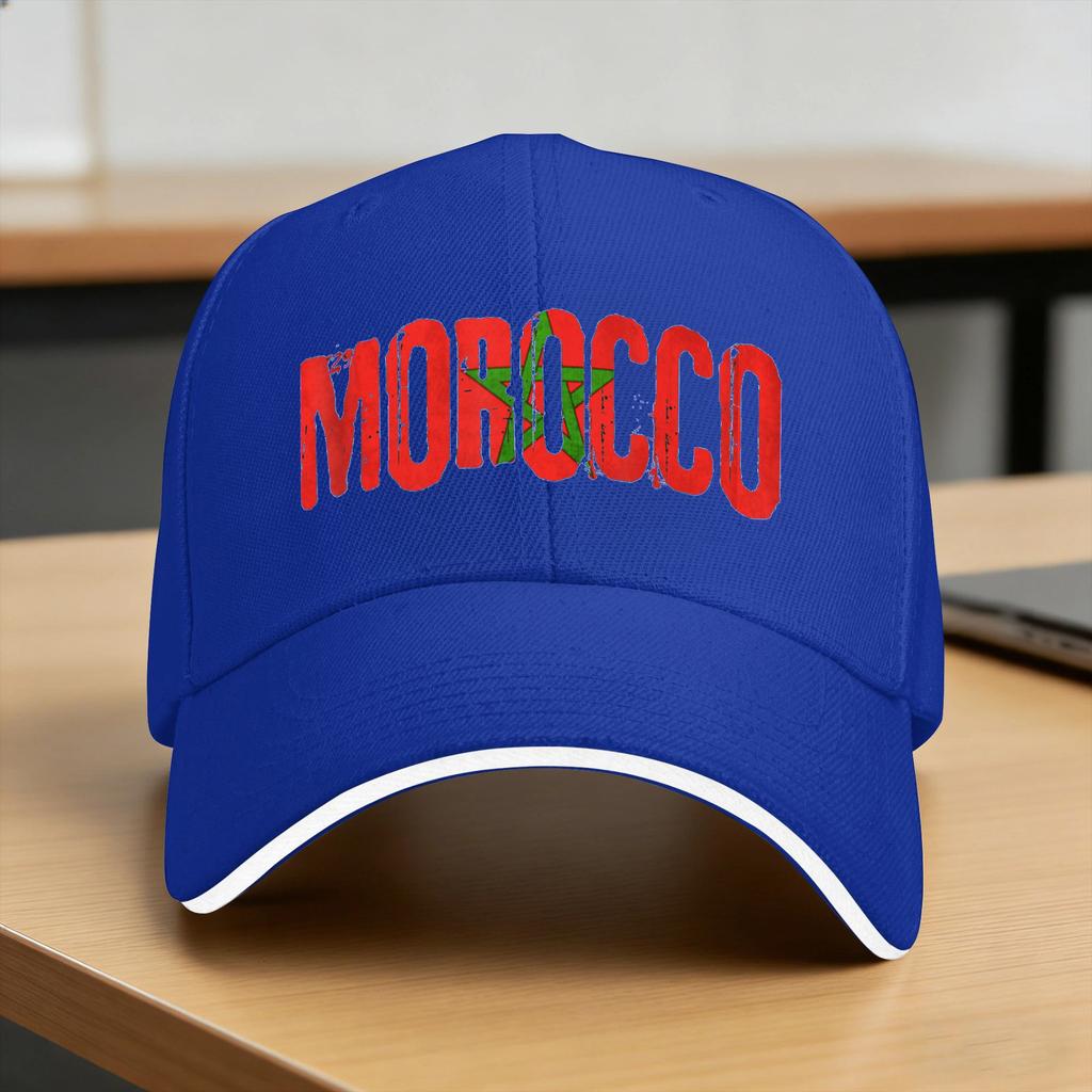 Moroccan Flag Morocco Soccer Baseball Cap Outdoor Sports High Quality Trucker Hat Female Male Casual Print Snapback Cap