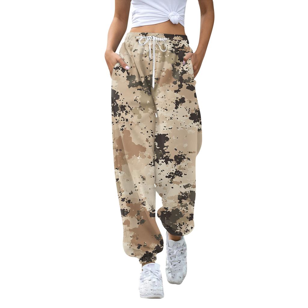 Kids Sport Printed Gradient Drawstring Pocket Casual Sweatpants Pants