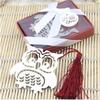 With Tassels Owl Book Markers Snowfake Metal Book Clip Novelty Book Marker  Stationery Gifts