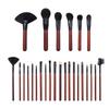 26-teiliges professionelles Make-up-Pinselset - Tierhaarpinsel für Lidschatten, Highlighter, Foundation und Rouge