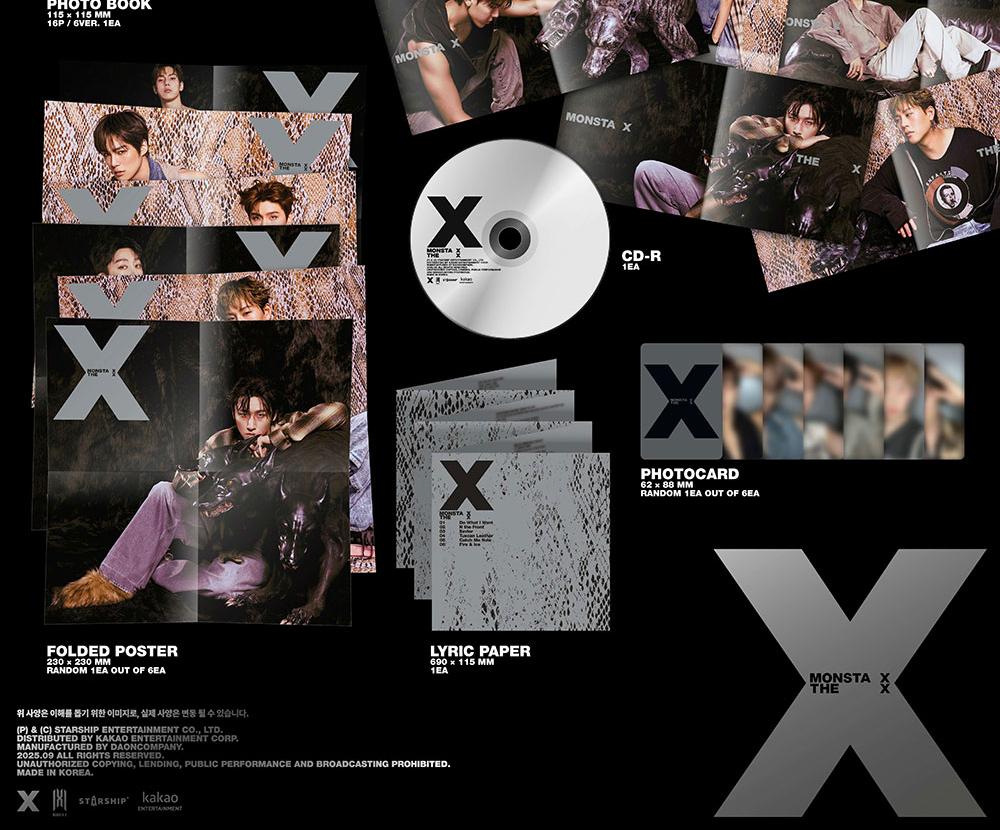 [POB] (LIMITIERTE DIGIPACK-Version) MONSTA X [THE X] 13. MINI-ALBUM
