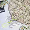 Teardrop beaded crystal mobile phone lanyard pendant case keychain pendant earphone accessories chain light luxury knotted new model