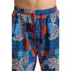 Herren Boho Ethno-Print Leinenhose Baumwolle Sommer Lässig Kordelzug Outdoor Sporthose Laufhose Jogginghose Trainingsanzughose