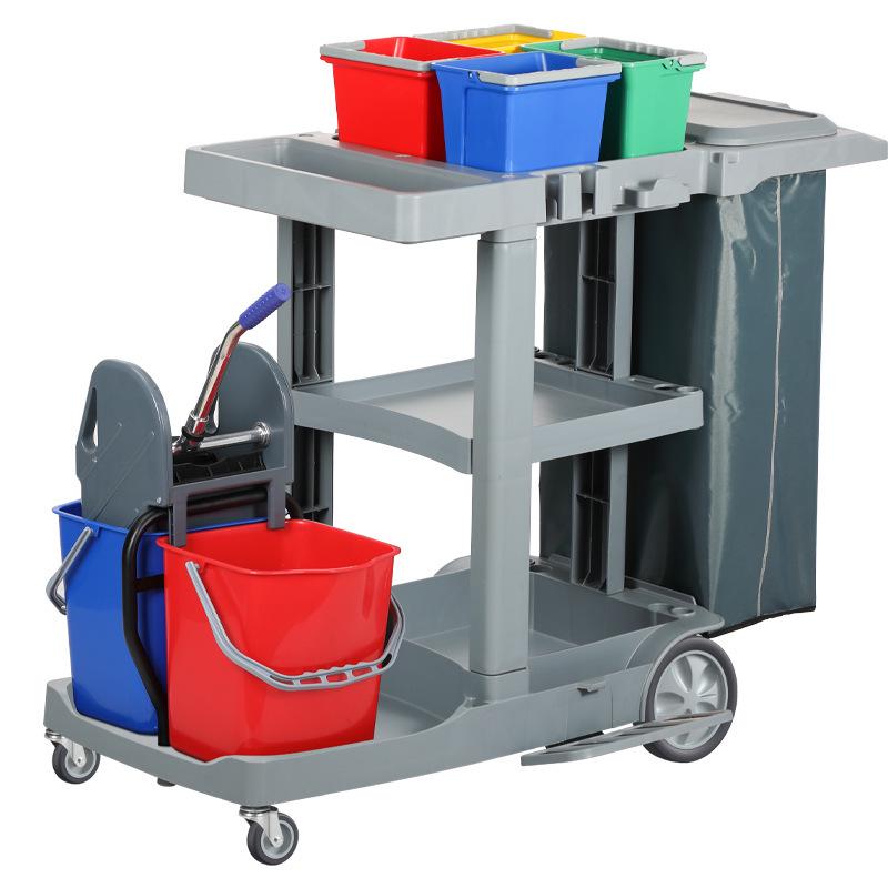 Baiyun Hotel Linen and Hygiene Cleaning Cart