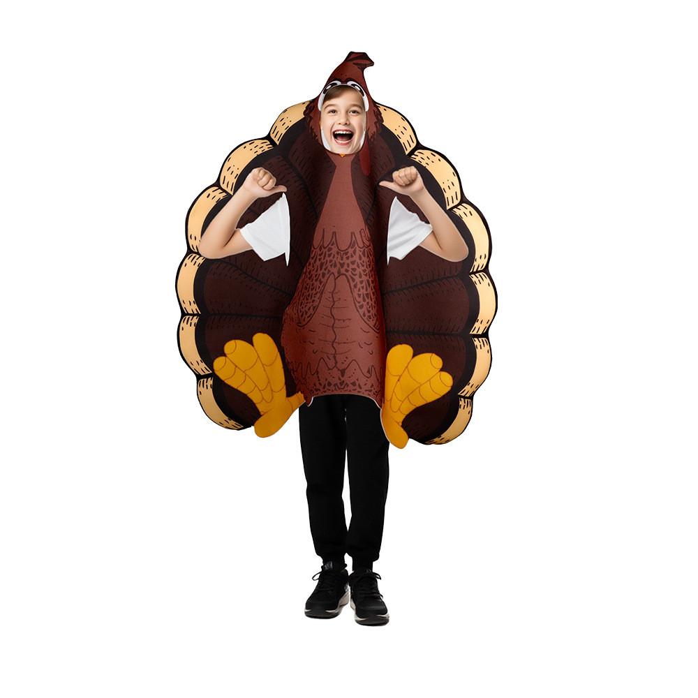 Halloweenové téma s krůtou, oboustranný bavlněný cosplay kostým pro jevištní použití a party zábavu