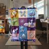 Fabric animal spaceship Print Flannel Blanket High quality Comfortable for All Seasons Home Decor Warmth and Comfort Perfect for Christmas Gifts